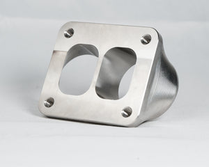 T4 Dual 2.5" Entry Stainless Steel Turbo Flange