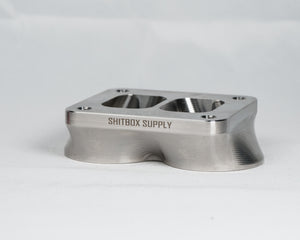 T4 Dual 2.5" Entry Stainless Steel Turbo Flange