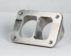 T6 Dual 2.5" Entry Mild Steel Turbo Flange