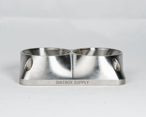 T6 Dual 2.5" Entry Stainless Steel Turbo Flange