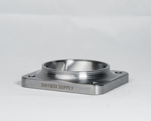 T4 Single 2.25" Entry Mild Steel Turbo Flange