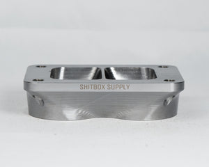 T6 Dual 2.25" Entry Mild Steel Turbo Flange