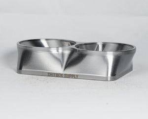 T6 Dual 3" Entry Stainless Steel Turbo Flange