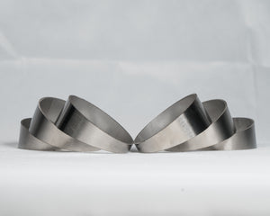 2.5 Inch Stainless Steel Pie Cut (Set of 6)