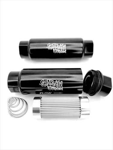 SEP Billet Inline Fuel Filter  10 micron stainless